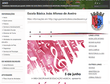 Tablet Screenshot of ebjafa.agrupamentodeescolasdeaveiro.pt